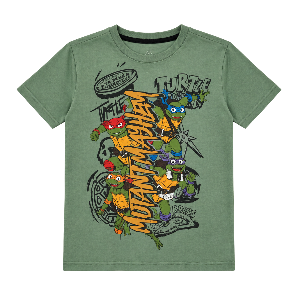 Nickelodeon Teenage Mutant Ninja Turtles Mutant Mayhem Sketchy Short Sleeve 1