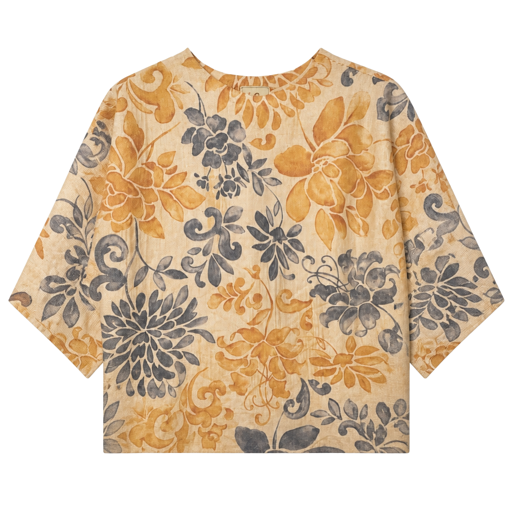 Sioni Floral Print Knit Top Size XS 1