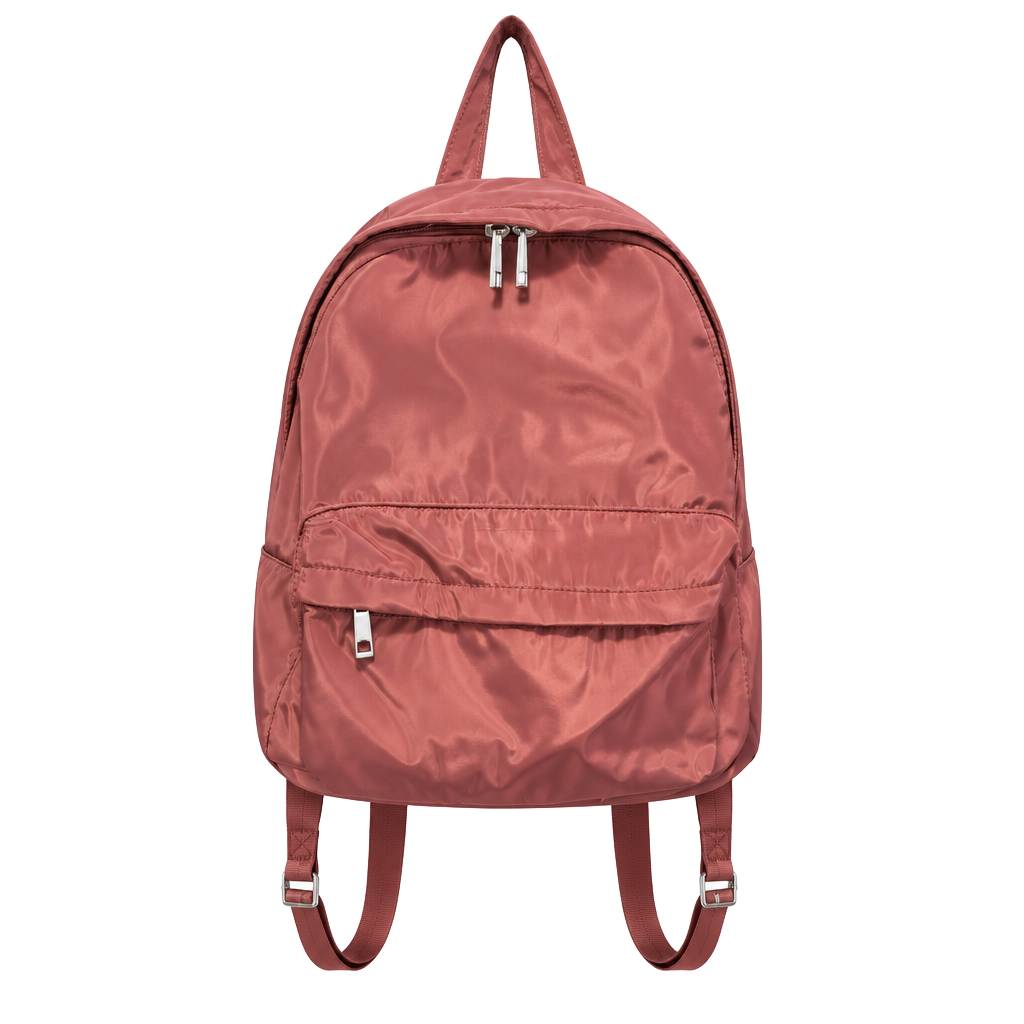 Forever 21 Nylon Mini Backpack Mauve Pink 1