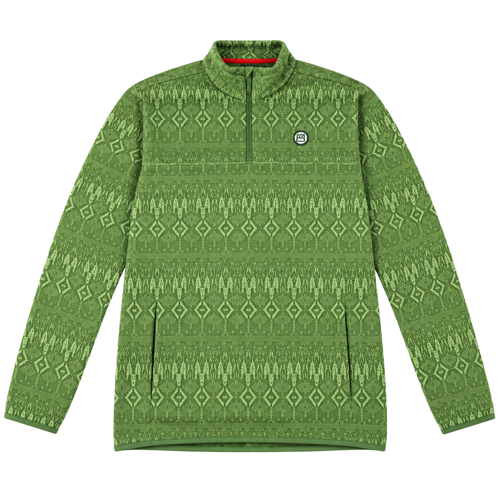 Avalanche Pullover Shirt Size XL Green Tapestry Aztec Geometric 1