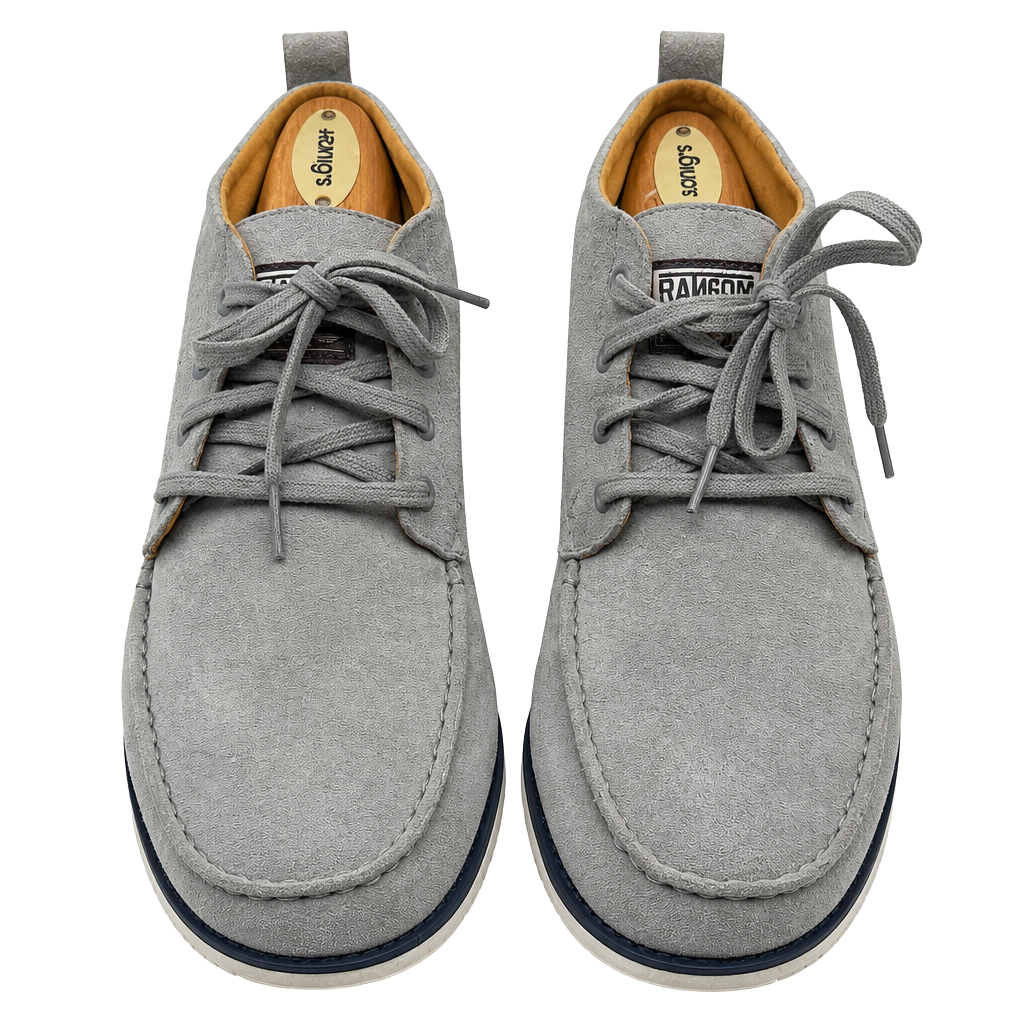 Ransom by Adidas Valley High Size 10.5 Gray Suede Chukka Boots 1