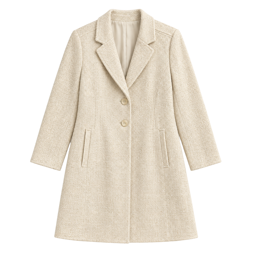 Classiques Entier Cream Women's Blazer Coat Size M 1