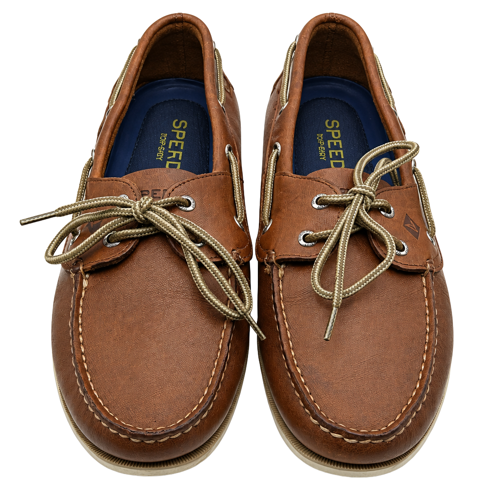 Sperry Top-Sider Boat Shoes Size 11M Brown Leather 1