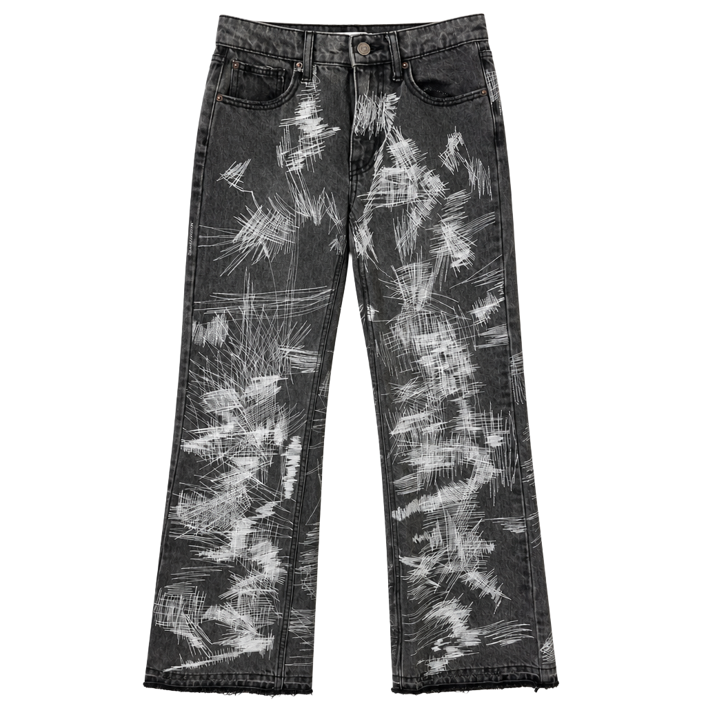 BDG 90's Bootcut Embroidered Scribble Jeans 1