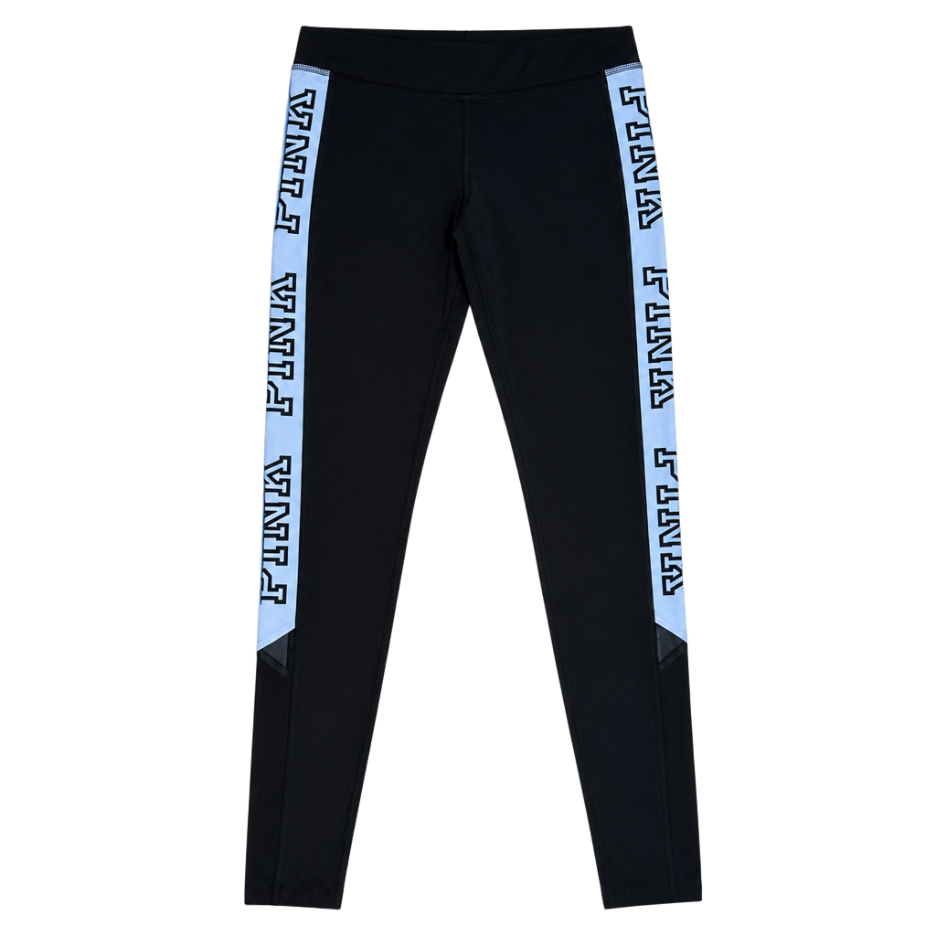 Victoria's Secret PINK Ultimate Yoga Legging Black/White Logo size x small 1