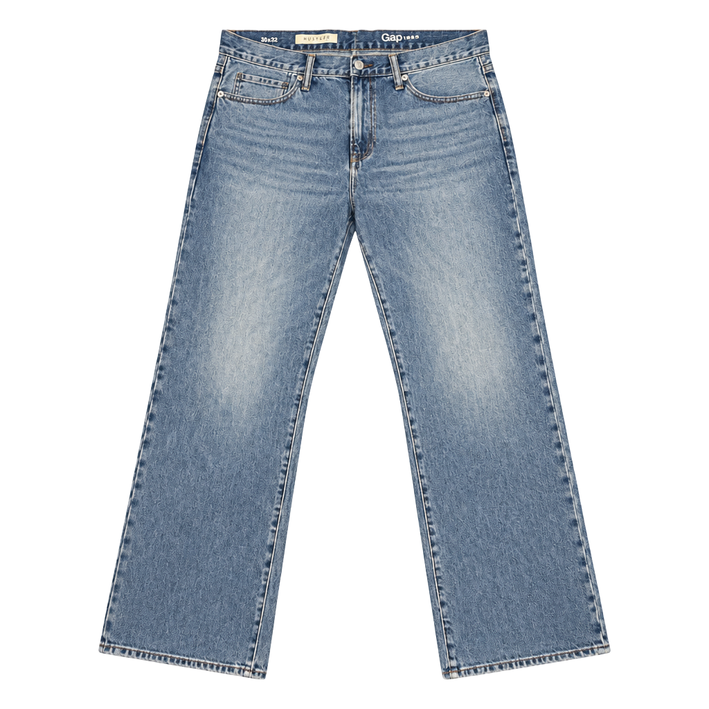 Gap 1969 Relaxed Jeans Size 35x32 Blue Denim 1