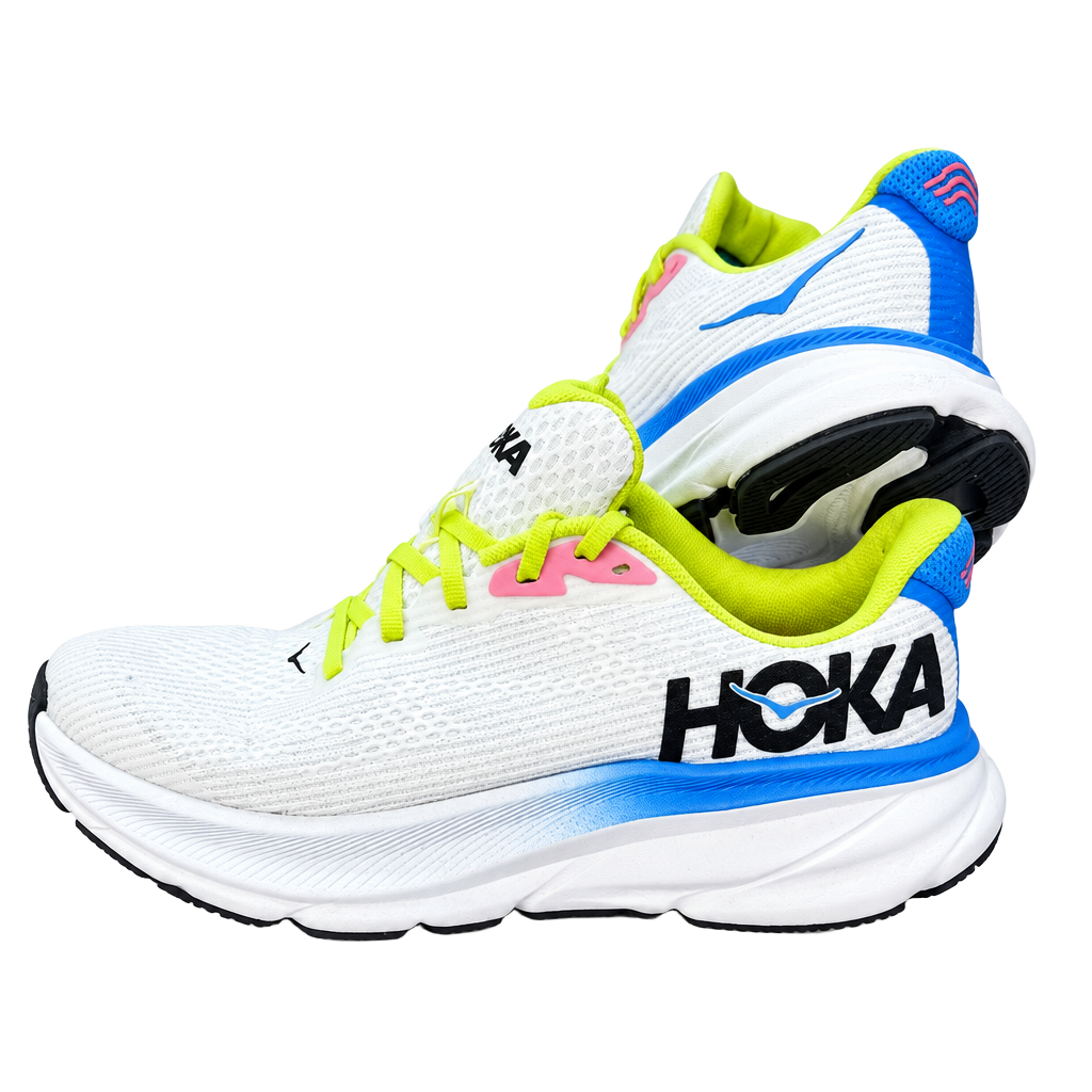 HOKA Clifton 9 Youth Size 4.5MD White Virtual Blue 1