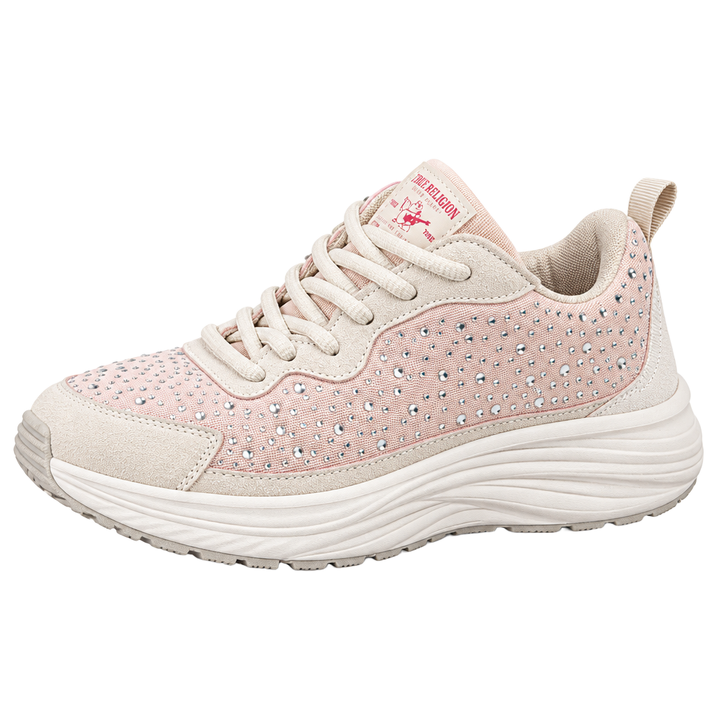 True Religion TR-Katie-S Sneakers Size 9 Pink Rhinestone 1