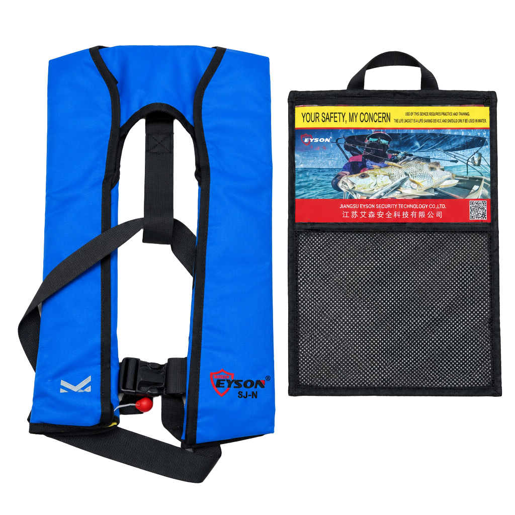 Eyson Inflatable Life Jacket Vest Blue Manual Safety PFD 1