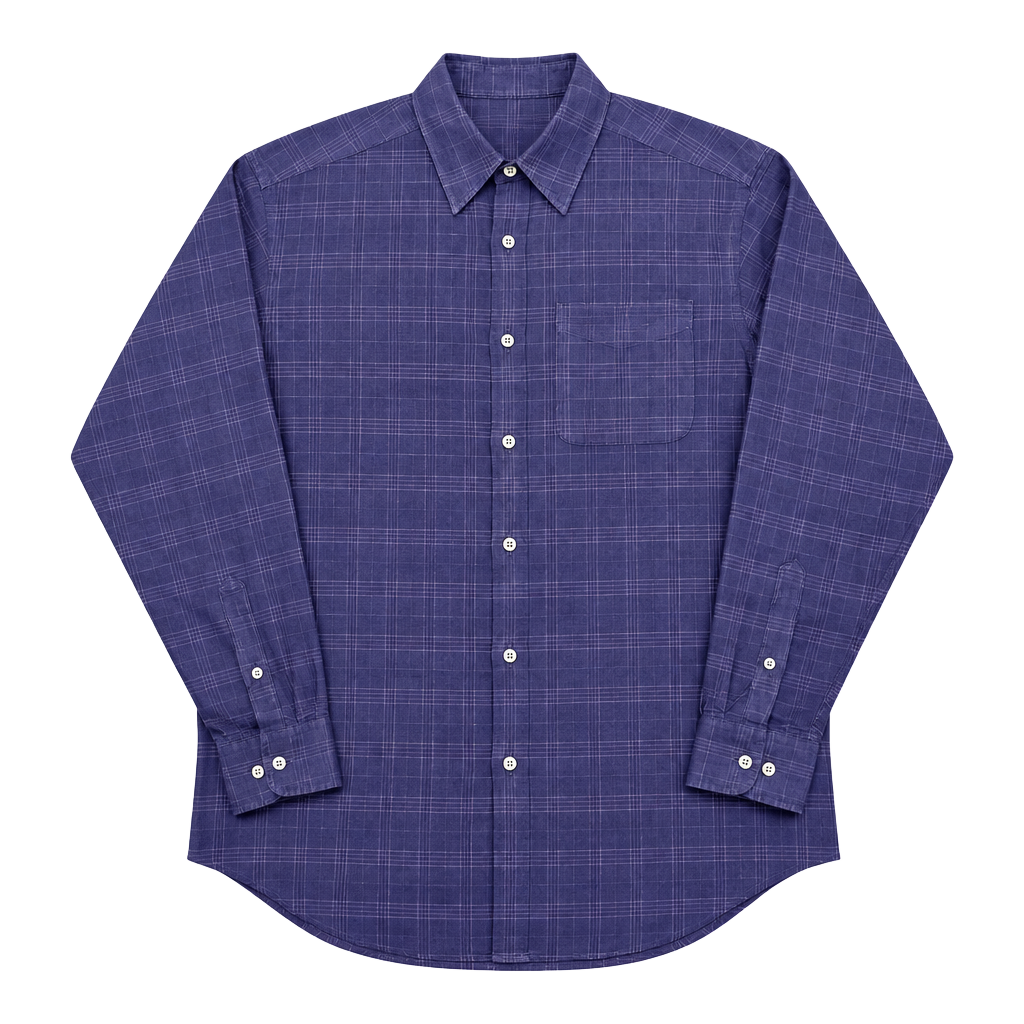 Banana Republic 100% Linen Plaid Button Up Shirt Size M Relaxed Oversized 1