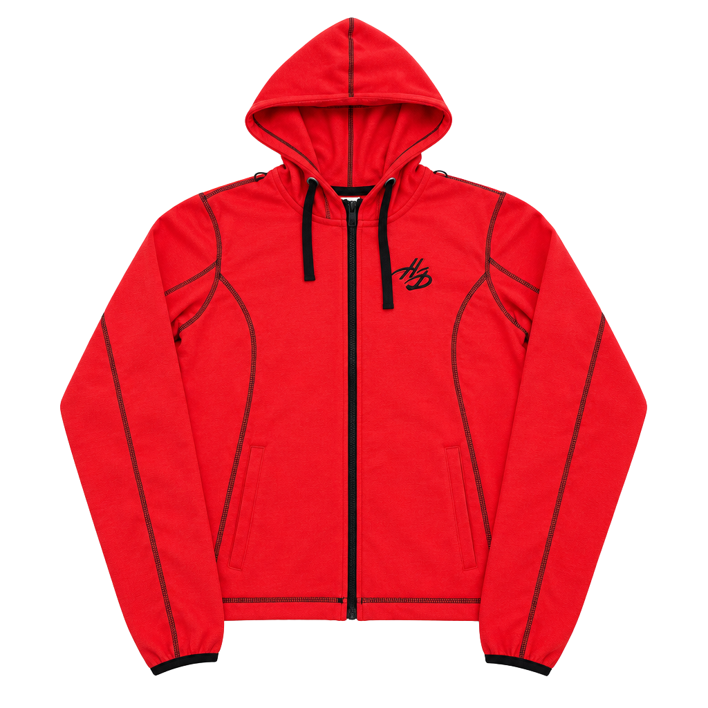 Harley Davidson Performance Fleece Full Zip Hoodie Jacket Biker Motorcycle L 1