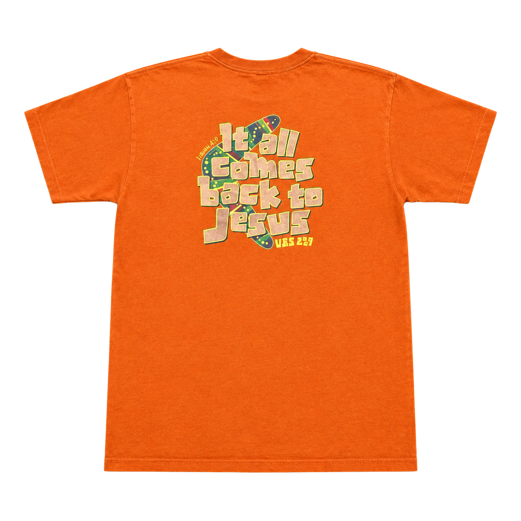 Y2K Christian Boomerang Express Jesus BibleWay Graphic T Shirt Anvil L 1