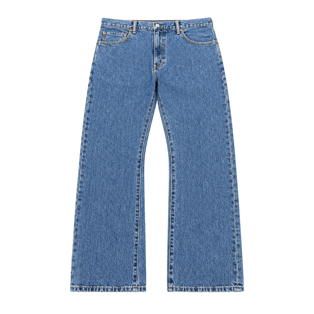 Levi's 517 Bootcut Jeans Size W35 L30 Blue Denim Medium Wash 1