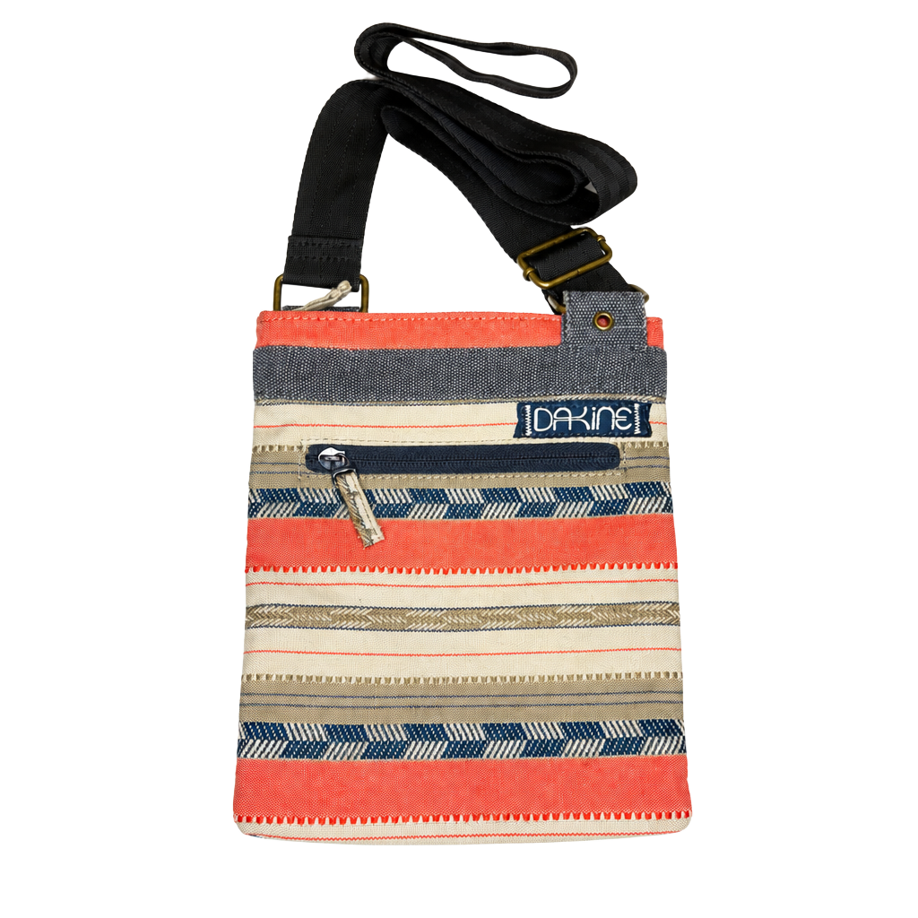 Dakine Jive Crossbody Purse in Multi-Colored Striped Pattern 1