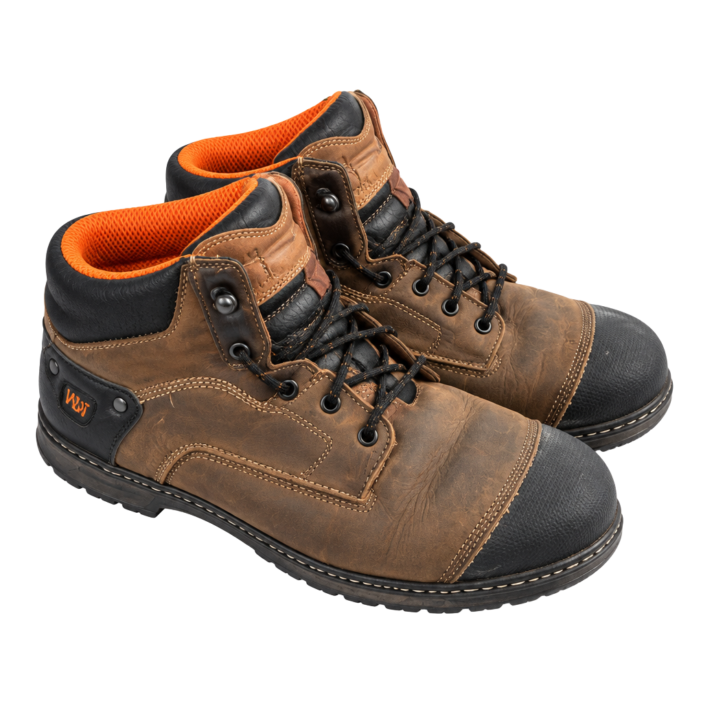 Timberland Pro Boondock Work Boots Brown Leather 1
