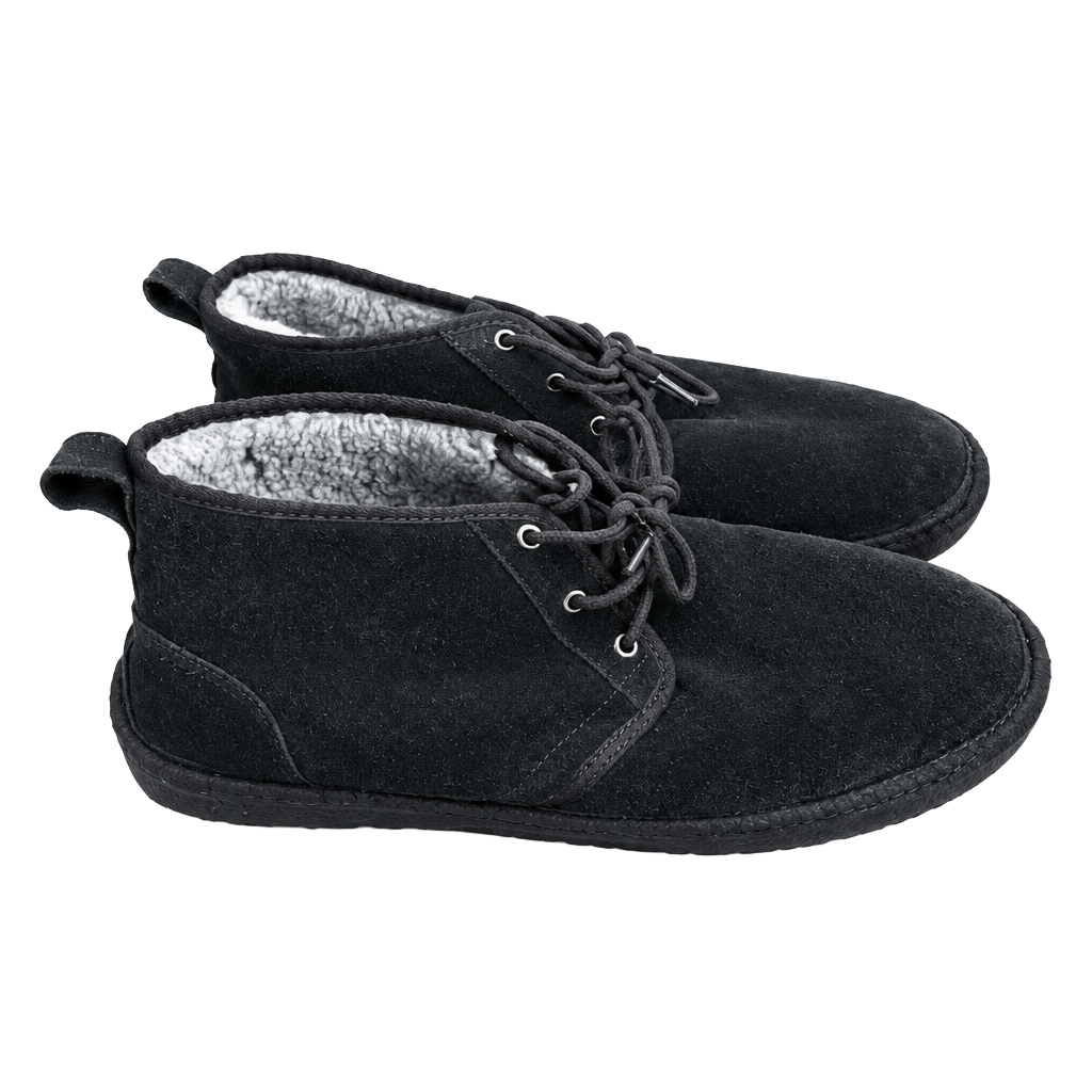 Ugg Neumel Chukka Boot Size 13 Black Suede Shearling 1