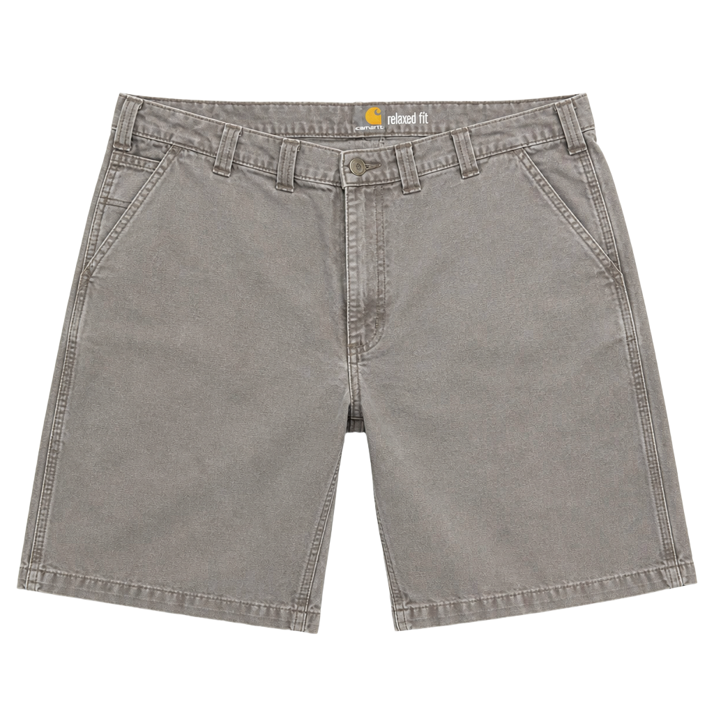 Carhartt Relaxed Fit Gray Canvas Utility Work Shorts Men's Size 44 1