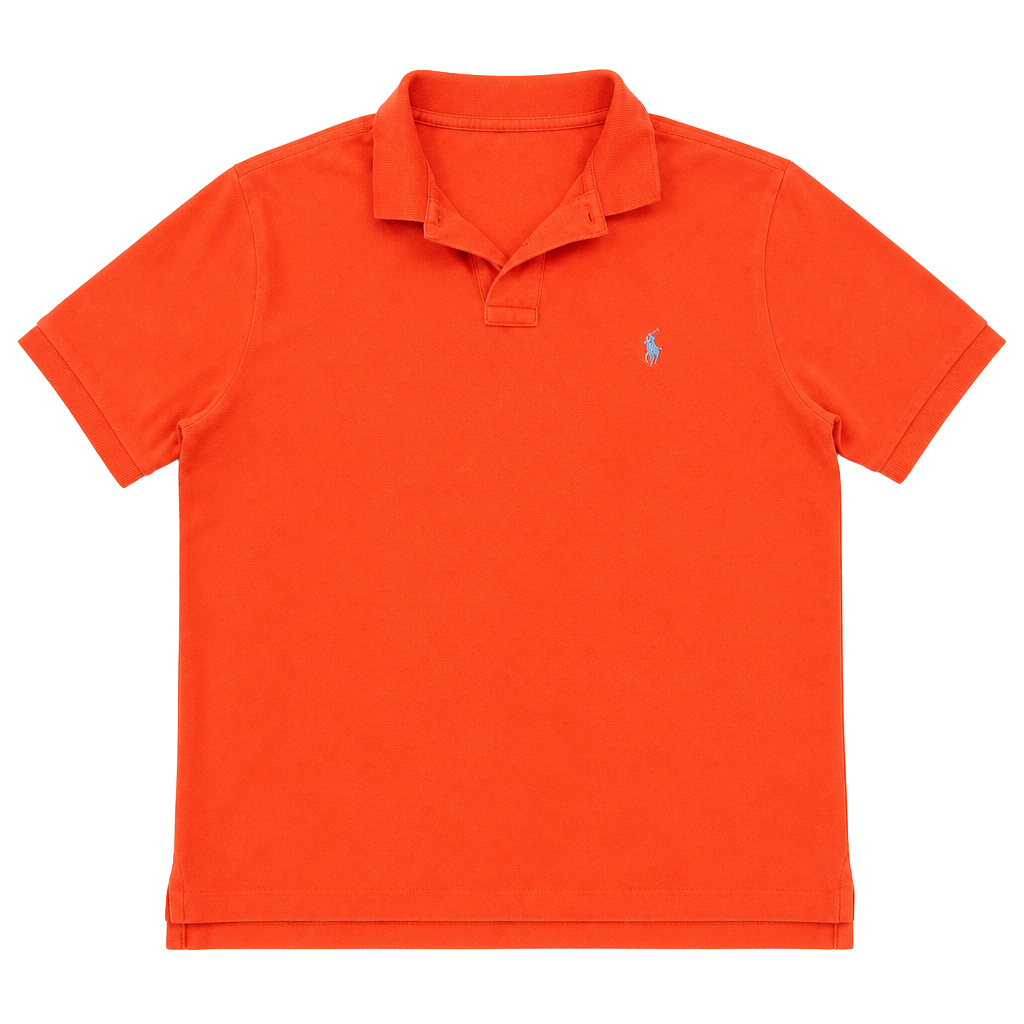 Polo Ralph Lauren Men's Classic Fit Orange Short Sleeve Polo Shirt Size L 1