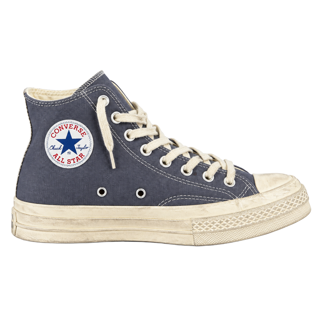 Comme des Garcons PLAY x Converse Chuck 70 High Steel Gray 1