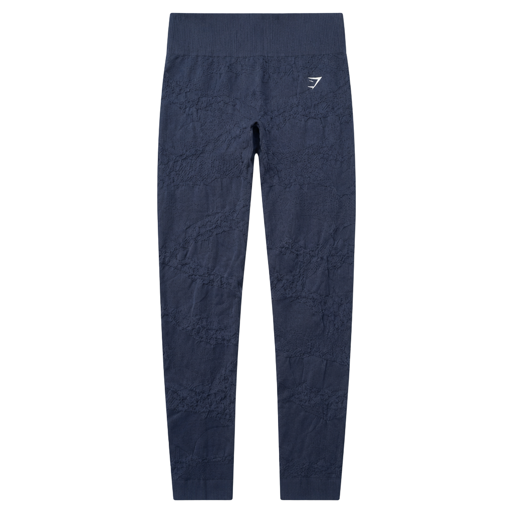 Gymshark Black High Waisted Textured Leggings 1