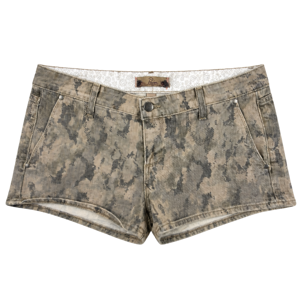 Paige Camo Short Jean Shorts size 29 1