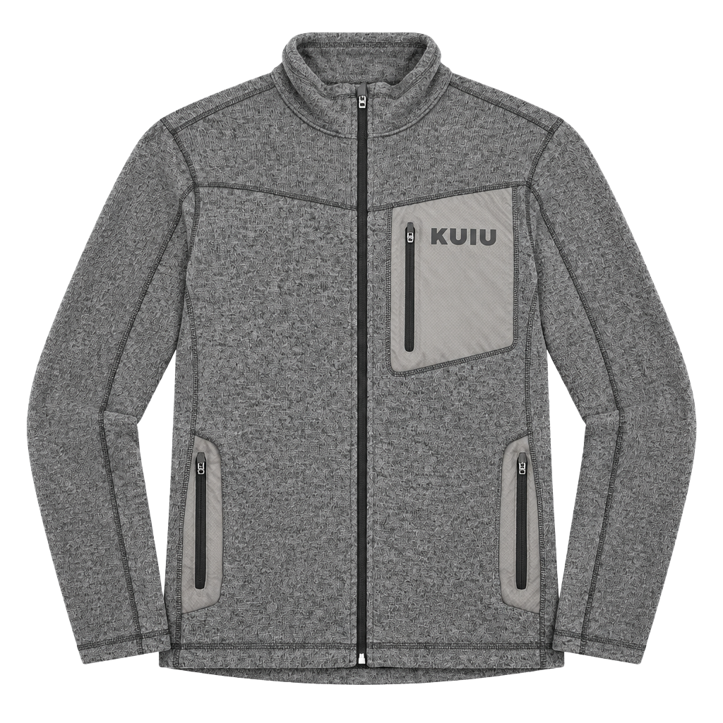 Kuiu Base Camp Fleece Jacket Size M Gray Full Zip campcore gorpcore 1