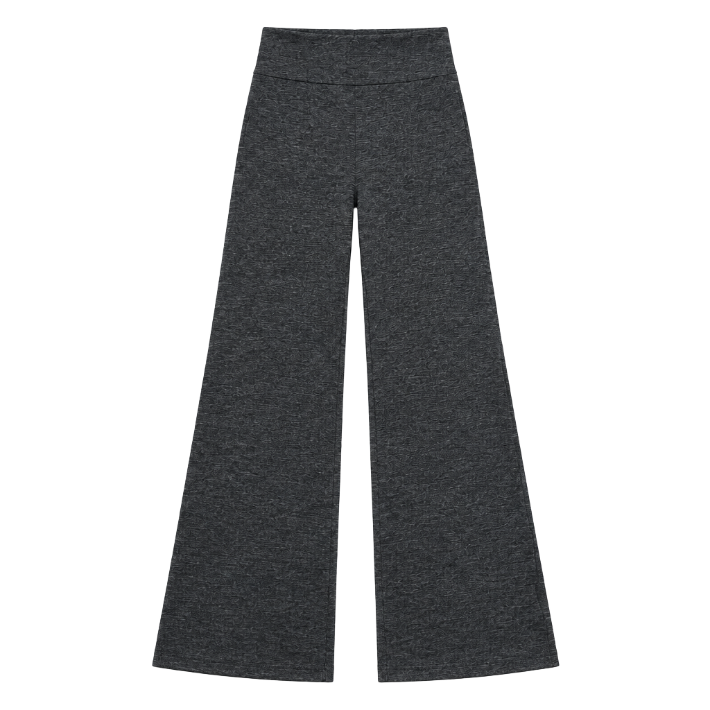 BCBGMaxAzria Camilla Gray Heathered Wide-Leg Pants Size XS 1