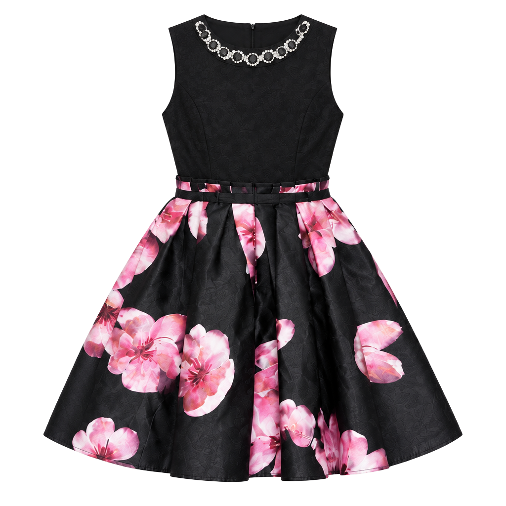 Leaf Fly x Stylewe Floral Fit & Flare Mini Dress Small 1