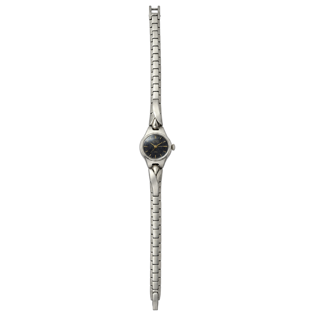 Citizen Eco-Drive Two Tone Black Dial Watch B023-S0140 1