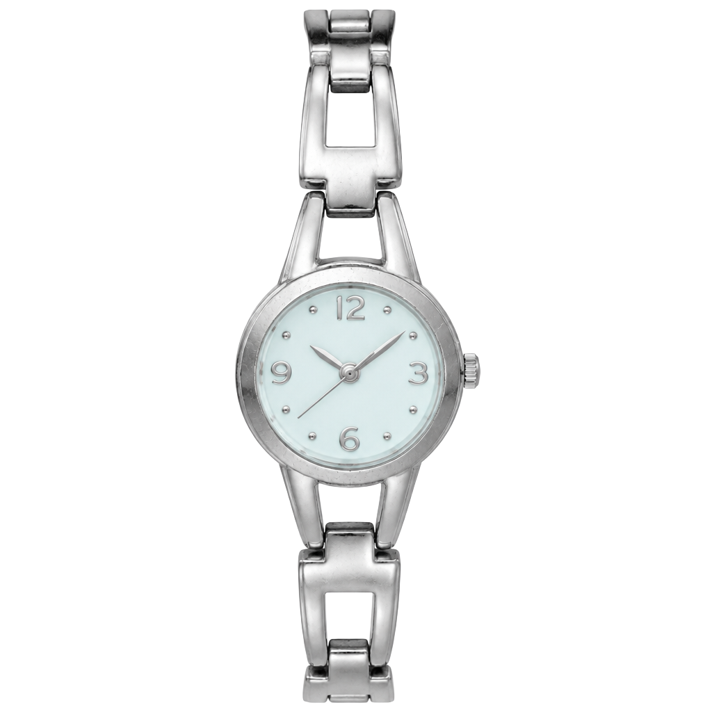 Silver Tone Link Bracelet Quartz Watch Japan Movement 1