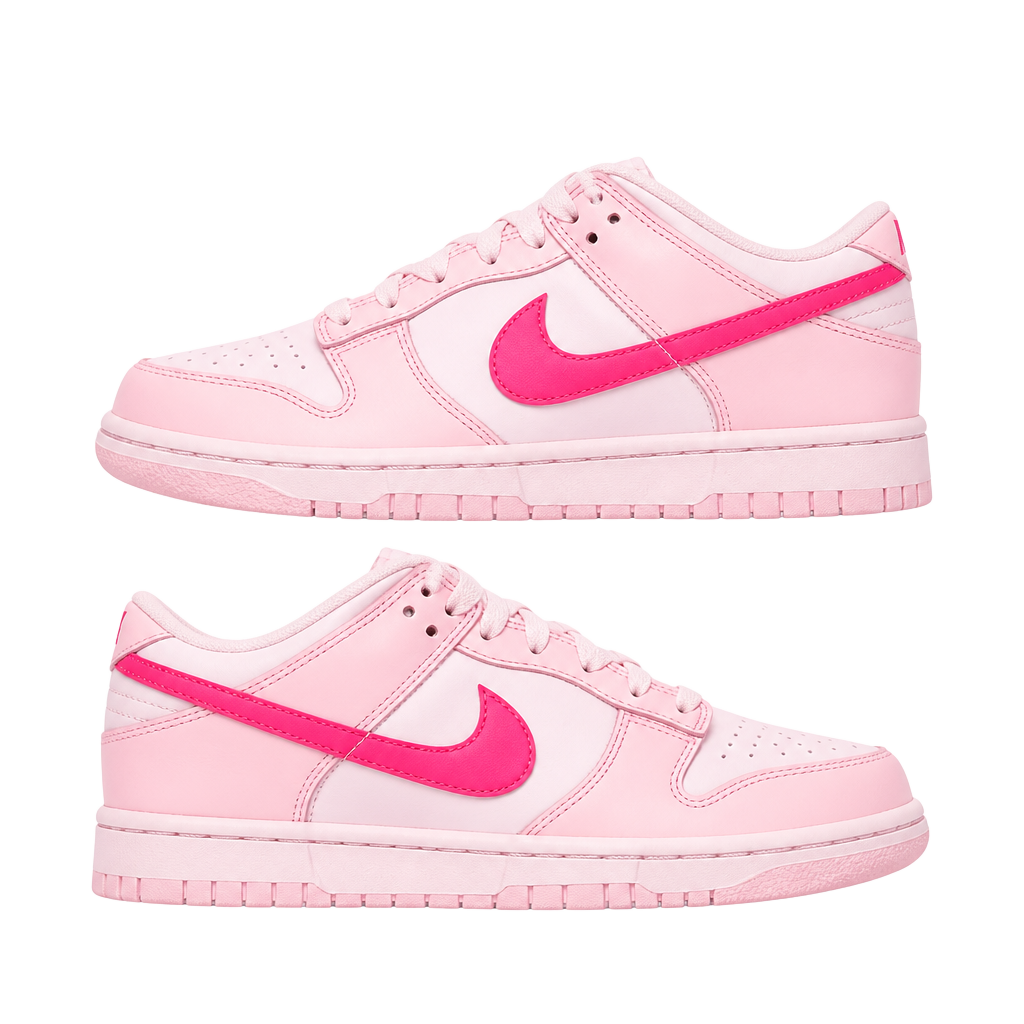 Nike Dunk Low Size 6Y Pink Sneakers 1