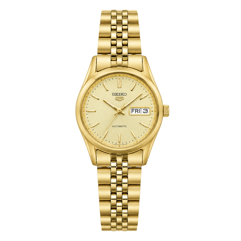 Vintage Citizen E000-S38231 Women’s Gold Tone Quartz Day Date Watch 1
