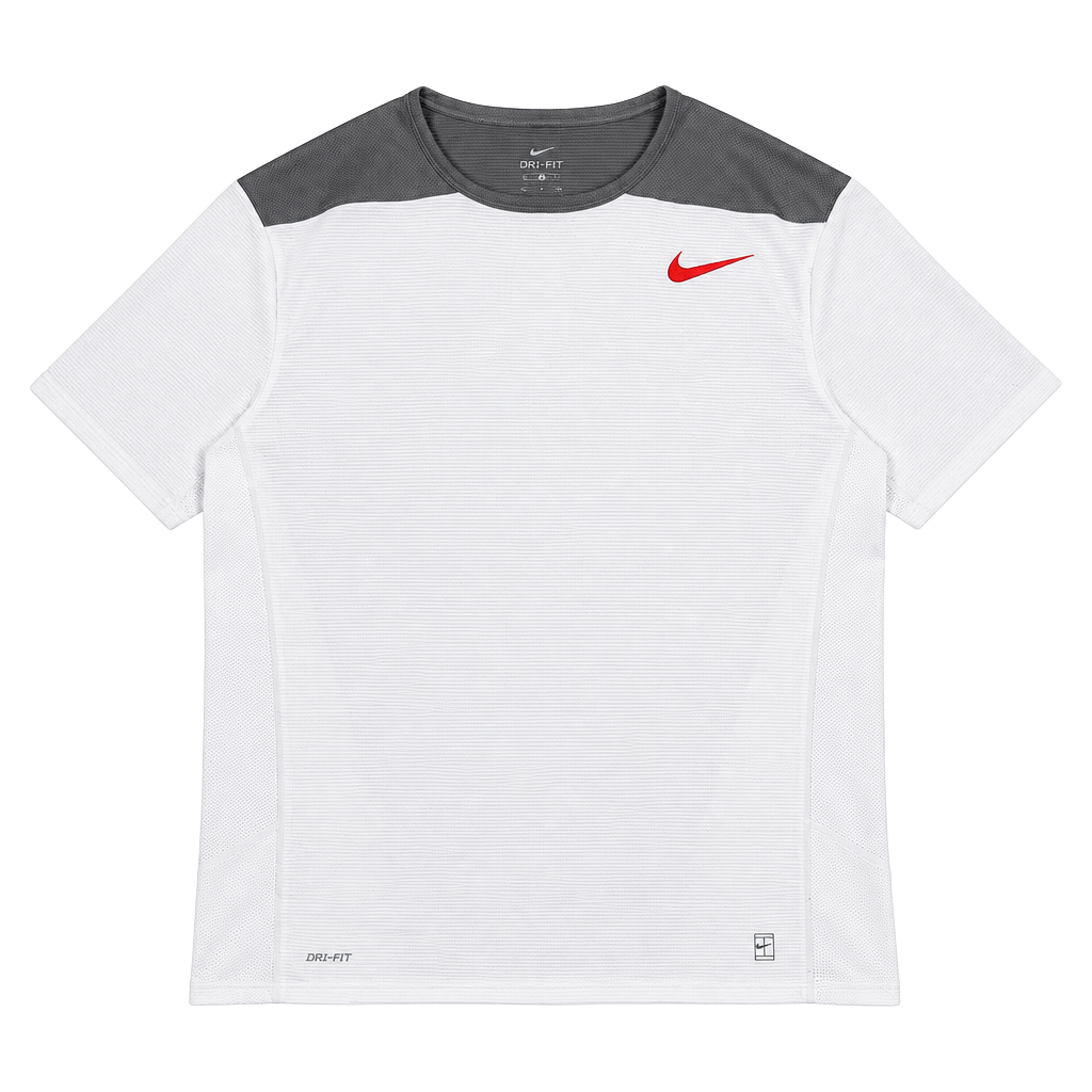 Nike Tennis Shirt Size XL White Grey 1