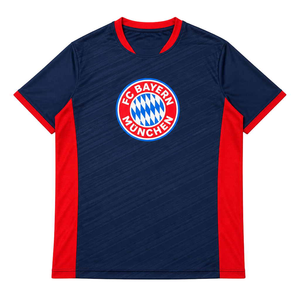 FC Bayern Munchen Soccer Jersey Size M Blue Red 1