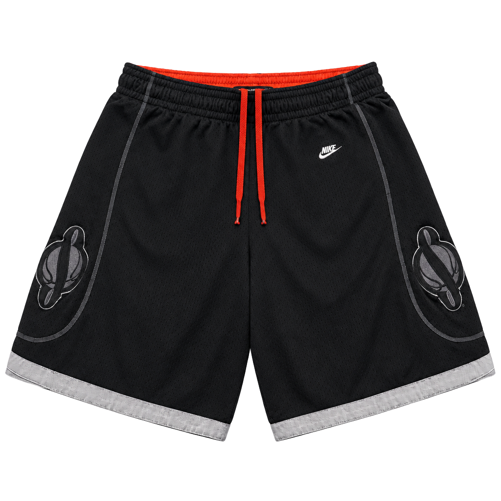 Nike Syracuse Orangemen Basketball Shorts Size XL Vintage Black Mesh Team Y2K 1