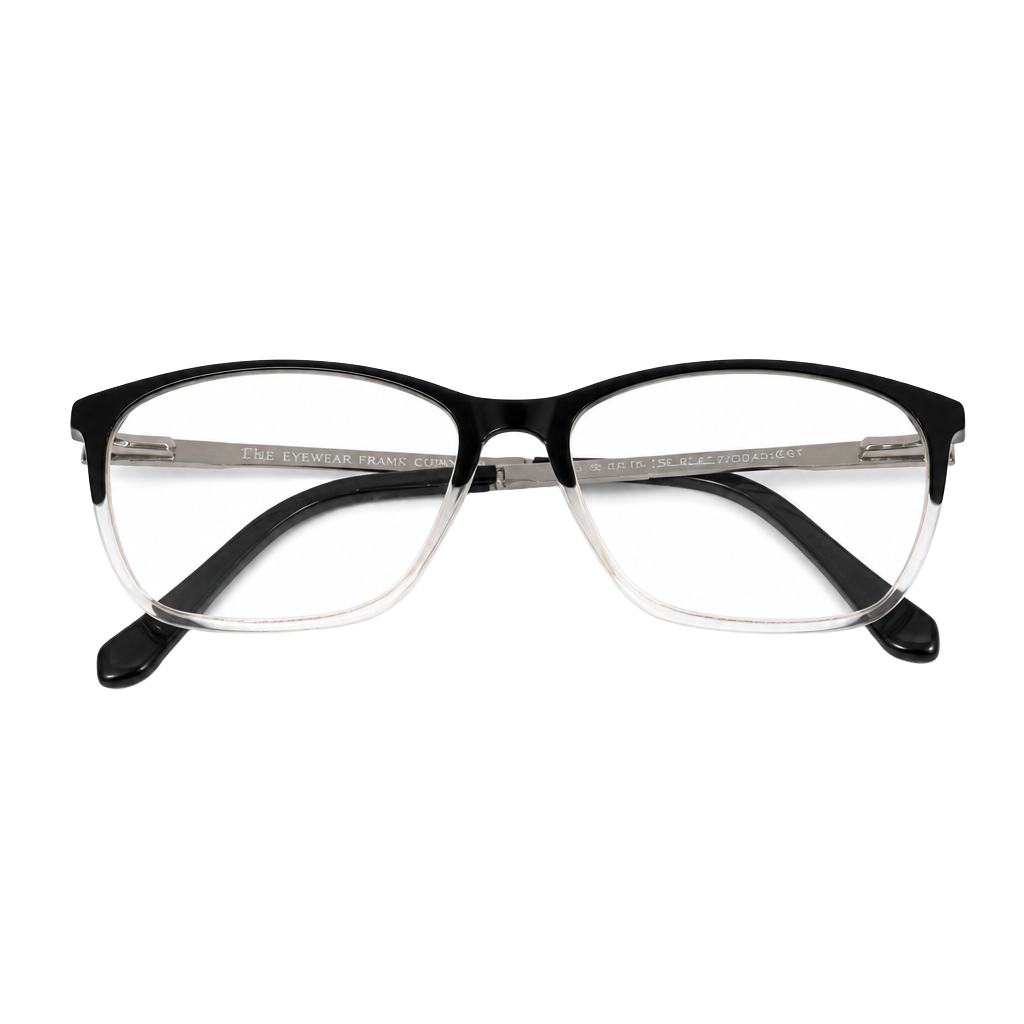 Chic Sophie Black Gradient Eyeglass Frames Size 57-16-150 1