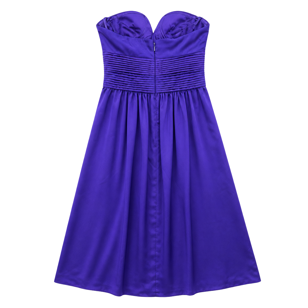 Coya Collection Long Strapless Purple Prom Formal Dress with shawl 1