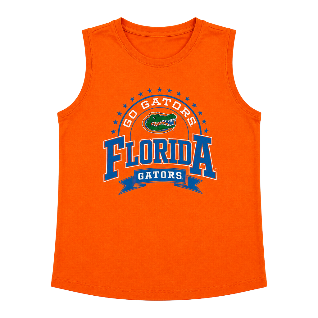 Pressbox Women's Florida Gators Captain Miranda Slub Tank Top 1