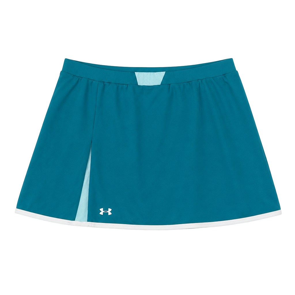 Under Armour Women's Teal Blue Performance Tennis Golf Skort Size Large 1