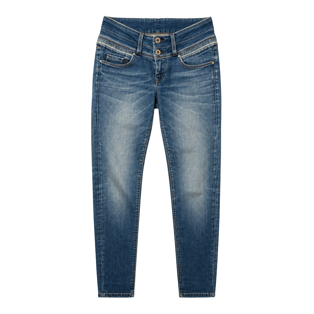 Salsa Mystery Women's Skinny Jeans Blue Denim 1