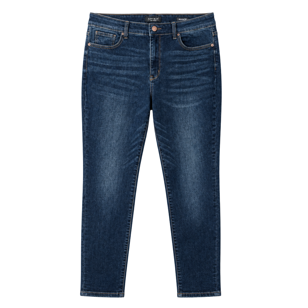 Judy Blue High Rise Skinny Fit Jeans in Dark Wash Size 14W 1