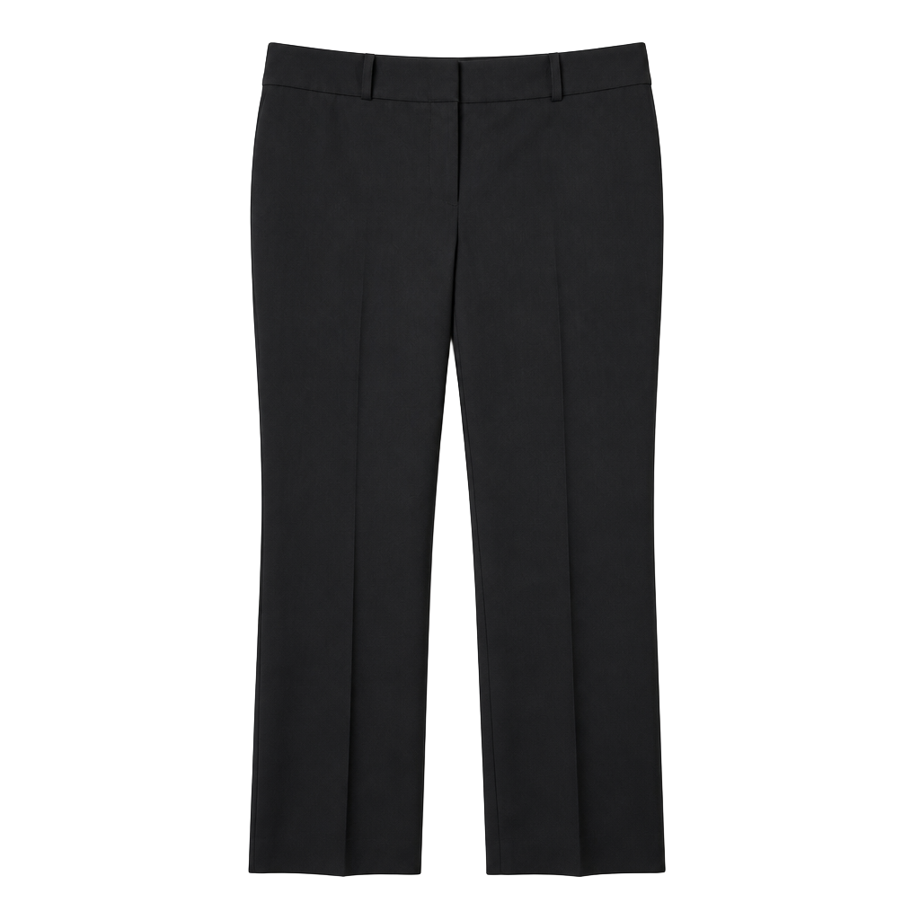 Ann Taylor Signature Black Seasonless Stretch Straight Leg Dress Pants Size 10 1