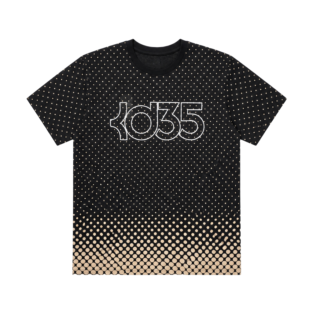 Nike KD35 T-Shirt Size M Black Polka Dot Gradient 1