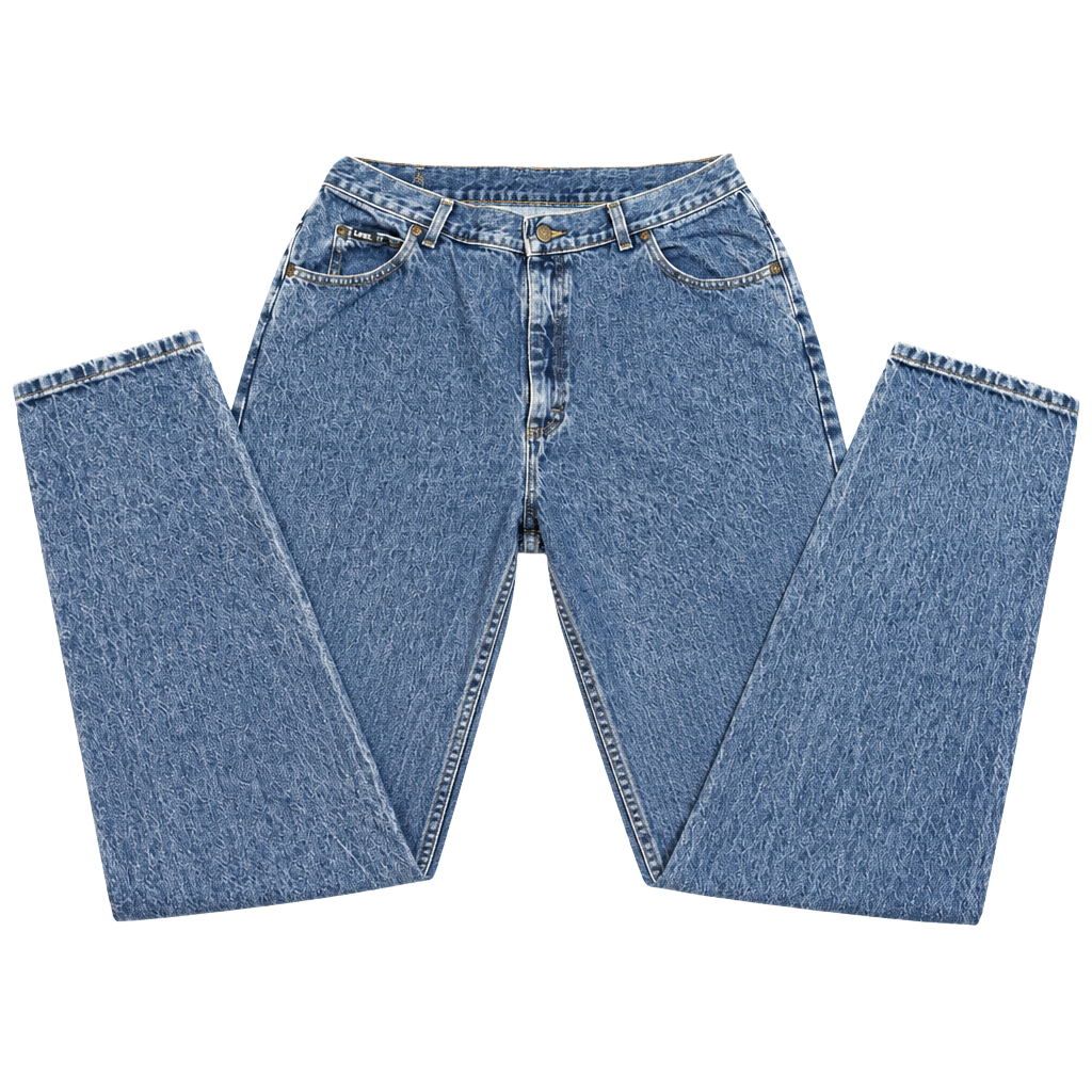 Lee Jeans Size 18 M Blue Denim High Rise Mom Jeans 1