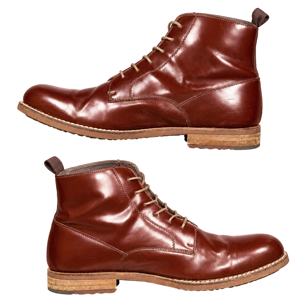 G-Star Raw Brown Leather Lace-Up Boots 1