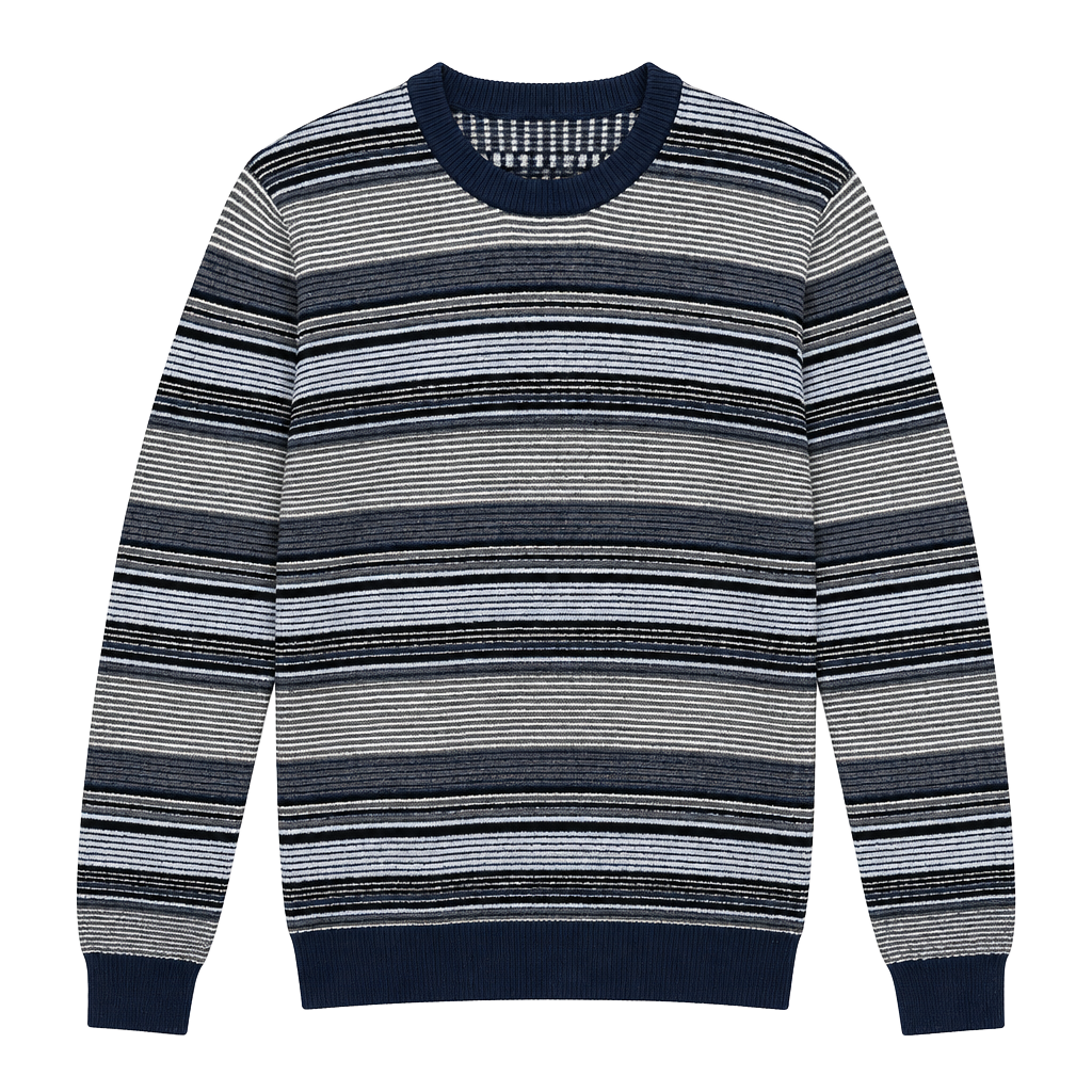 Jack Spade Striped Crewneck Sweater Multi-Color Size L 1