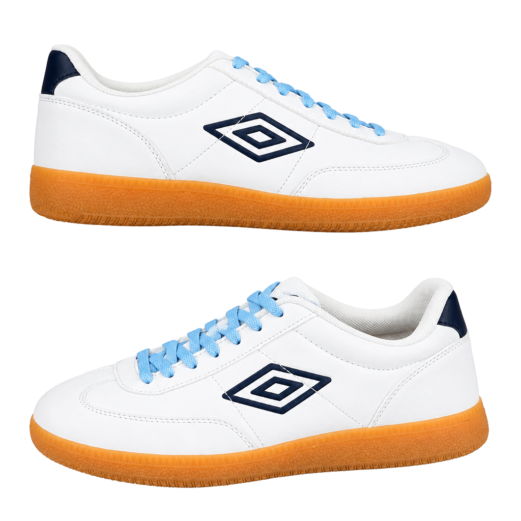 Umbro Regent SL White Navy Light Gum Shoes 1
