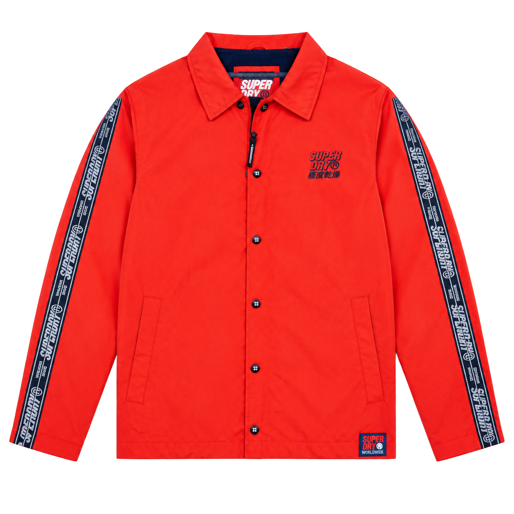 Superdry Cadence Coach Jacket Blood Orange 1