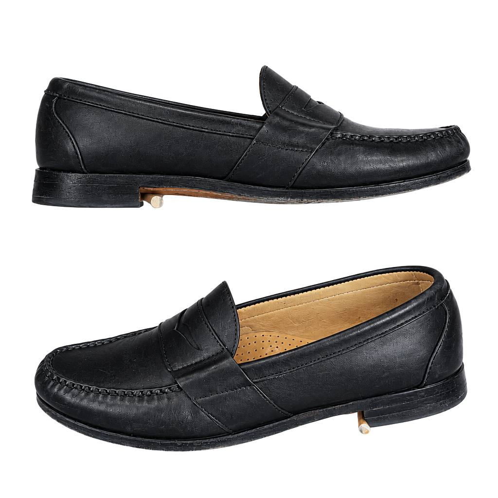 Allen Edmonds Cameron Penny Loafer Size 10 E Black Leather 1