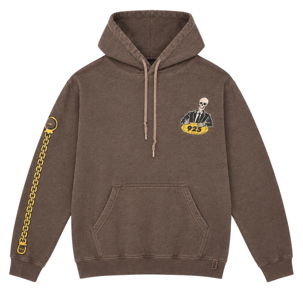 Open 925 Just Because You Did It Brown Hoodie 2XL 1
